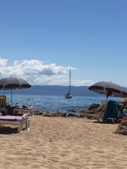 F2 Vue Mer Dans Residence Avec Piscine Ajaccio (Corsica) Exterior foto