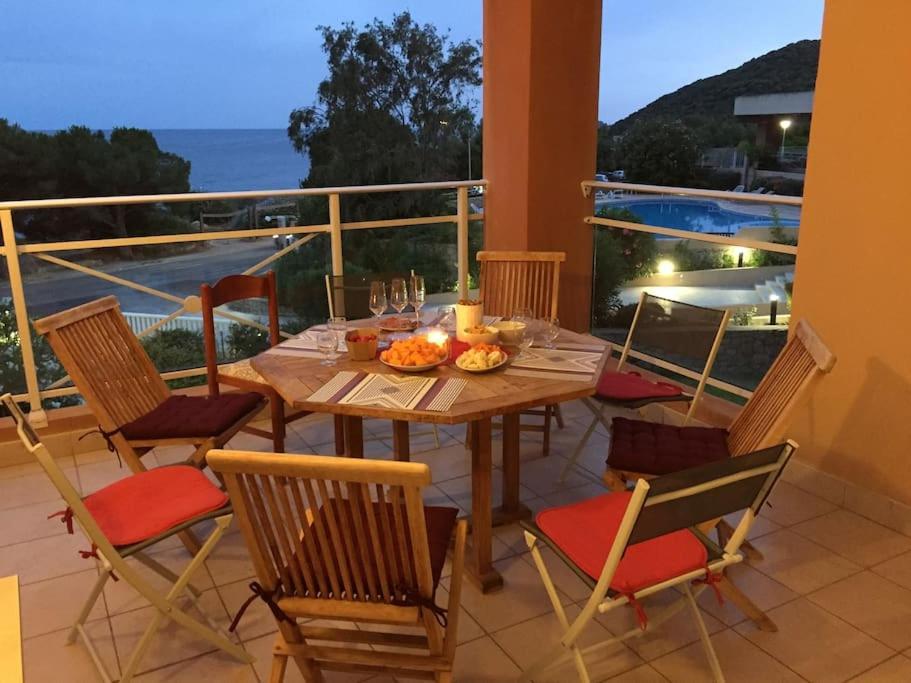 F2 Vue Mer Dans Residence Avec Piscine Ajaccio (Corsica) Exterior foto